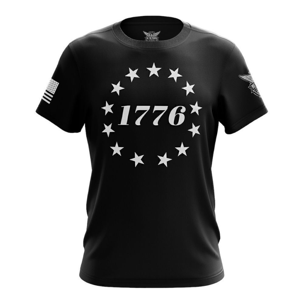 We The People 1776 Betsy Ross Flag Short Sleeve Shirt Size XL
